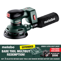 Metabo Cordless Random Orbital Sander 125mm 18V - Bare Tool