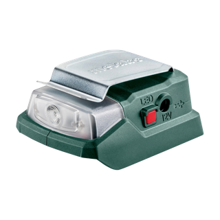 Metabo Adapter with USB Port & LED Light 12V - Bare Tool