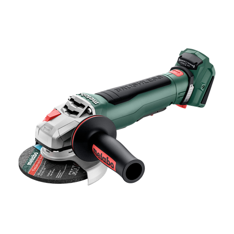 Metabo Cordless Angle Grinder 125mm Paddle Switch Brushless 18V - Bare Tool