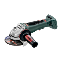 Metabo Cordless Angle Grinder with Brake 125mm Paddle Switch & Locking Nut 18V -