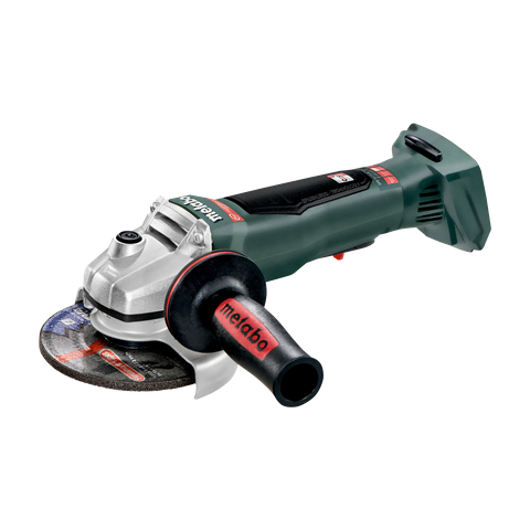 Metabo Cordless Angle Grinder with Brake 125mm Paddle Switch & Locking Nut 18V -