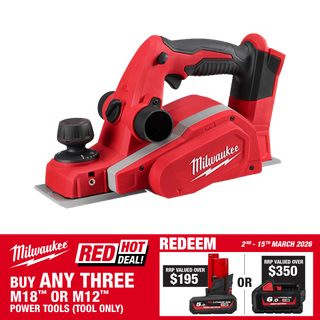 Milwaukee M18 Cordless Planer 18V - Bare Tool