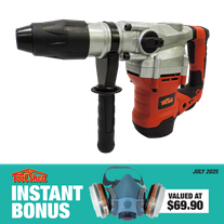 ToolShed Rotary Hammer Drill SDS MAX 40mm with Respirator
