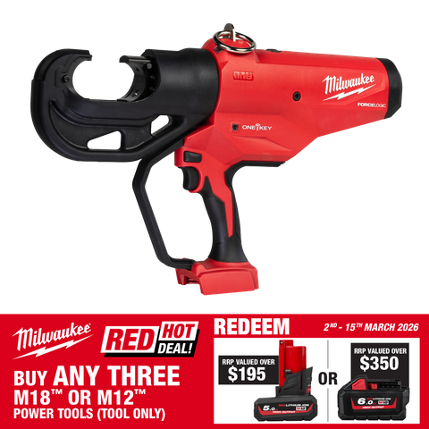 Milwaukee M18 FORCE LOGIC Cordless Utility Crimper 12T 18V - Bare Tool