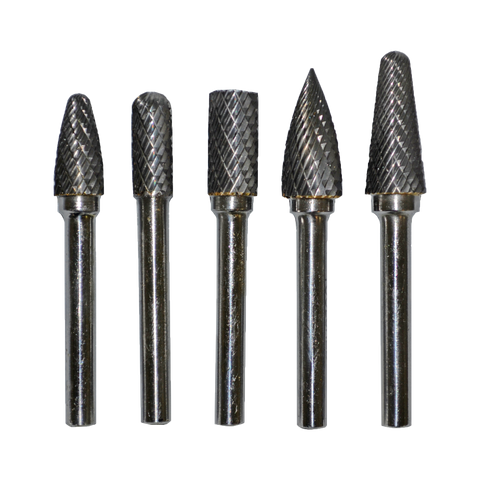 ToolShed Carbide Burr Set Steel 5pc