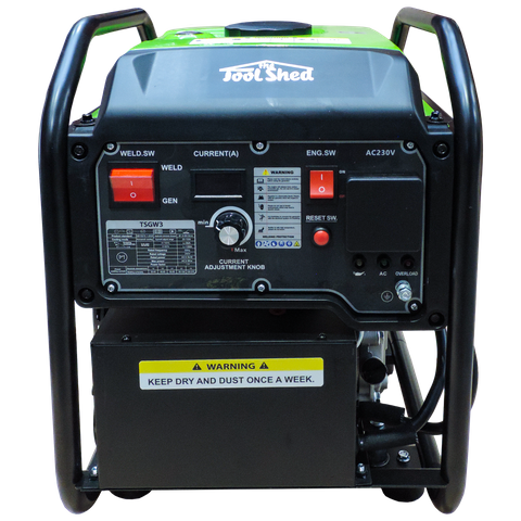 ToolShed Inverter Welder Generator 10-130A 3.5KVA