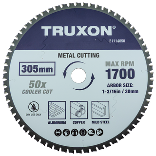 TRUXON Ceramic Carbide Metal Cold Cut Saw Blade 305mm x 64T