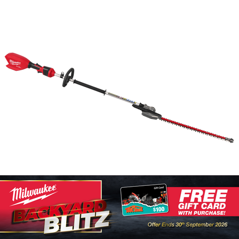 Milwaukee M18 FUEL Cordless Pole Hedge Trimmer Articulating 2.1m 18V - Bare Tool