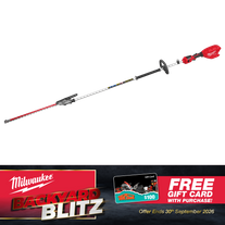 Milwaukee M18 FUEL Cordless Pole Hedge Trimmer Articulating 2.7m 18V - Bare Tool