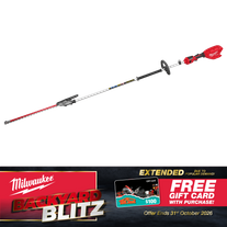 Milwaukee M18 FUEL Cordless Pole Hedge Trimmer Articulating 2.7m 18V - Bare Tool