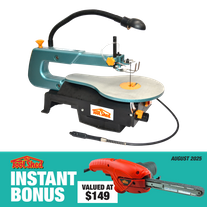 ToolShed Scroll Saw with Rotary Tool with File Sander