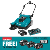 Makita XGT Cordless Brushless Vacuum Sweeper 40V 4Ah