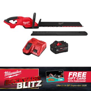 Milwaukee M18 FUEL Cordless Hedge Trimmer 24in/610mm 18V 8Ah