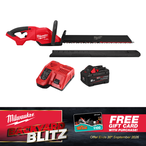Milwaukee M18 FUEL Cordless Hedge Trimmer 24in/610mm 18V 8Ah