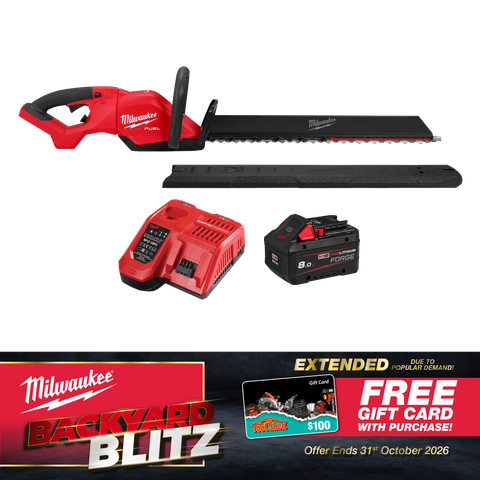Milwaukee M18 FUEL Cordless Hedge Trimmer 24in/610mm 18V 8Ah