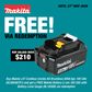 Makita LXT Cordless Combo Kit Brushless 8056 8pc 18V 5Ah
