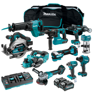 Makita XGT Cordless Combo Kit Brushless 233G 10pc 40V 4Ah