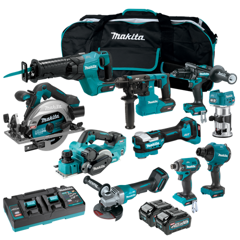 Makita XGT Cordless Combo Kit Brushless 233G 10pc 40V 4Ah