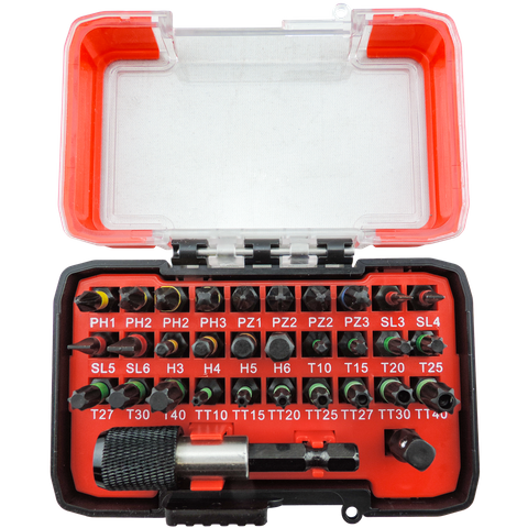 ToolShed Mini Screwdriver Bit Set Impact 32pc