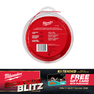 Milwaukee Line Trimmer Line  2.7mm x 55m