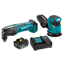 Makita Cordless Multi Tool and Sander Kit 18v 3Ah