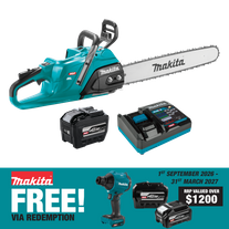 Makita XGT Cordless Chainsaw Brushless 20in 40V 8Ah