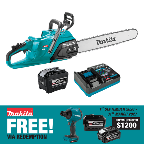 Makita XGT Cordless Chainsaw Brushless 500mm 40V 8Ah