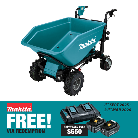 Makita LXT Wheelbarrow with Hydraulic Dump Bucket 36V (2X18V) - Bare Tool