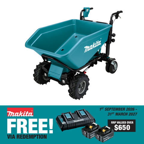 Makita LXT Wheelbarrow with Hydraulic Dump Bucket 36V (2X18V) - Bare Tool