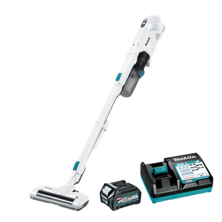Makita XGT Cordless Vacuum Cyclonic Stick Powered Head 400ml Brushles 40v 2.5Ah