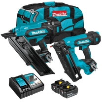 Makita LXT Cordless Framing & Finishing Nailer Kit 18V 5Ah