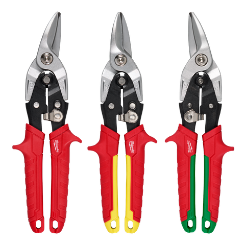 Milwaukee Aviation Snips 3pk