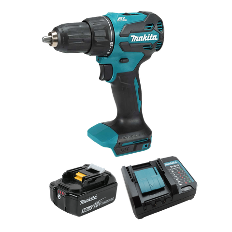 Makita LXT Cordless Brushless Hammer Drill 18V 5Ah