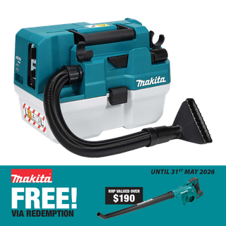 Makita XGT Cordless Vacuum Cleaner Wet & Dry With AWS Brushless 40V - Skin