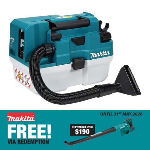Makita XGT Cordless Vacuum Cleaner Wet & Dry With AWS Brushless 40V - Skin