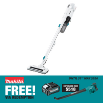 Makita XGT Cordless Vacuum Cyclonic Stick Powered Head 400ml Brushles 40v - Skin