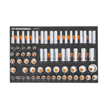 GEARWRENCH Socket Set 1/2in Metric 67pc  In EVA Tray