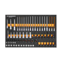 GEARWRENCH Socket Set 1/4in, 3/8in & 1/2in Metric 74pc  In EVA Tray
