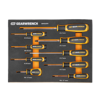 GEARWRENCH Dual Material Phillips Screwdriver Set 9pc in EVA Tray