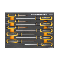 GEARWRENCH Dual Material  Torx Screwdriver Set 10pc in EVA Tray