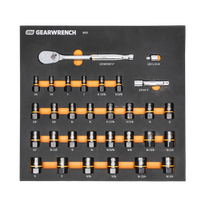 GEARWRENCH Bolt Biter Socket Set 3/8in 31pc In EVA Tray