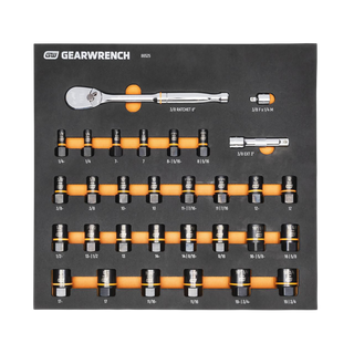 GEARWRENCH Bolt Biter Socket Set 3/8in 31pc In EVA Tray