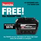 Makita XGT Starter Kit with Tabless 8Ah Battery and Dual Port Charger