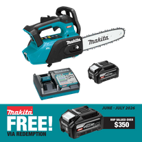 Makita XGT Cordless Chainsaw Brushless 10in 40V 4Ah
