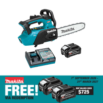 Makita XGT Cordless Chainsaw Brushless 10in 40V 4Ah