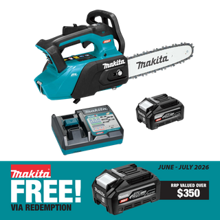 Makita XGT Cordless Chainsaw Brushless 10in 40V 4Ah