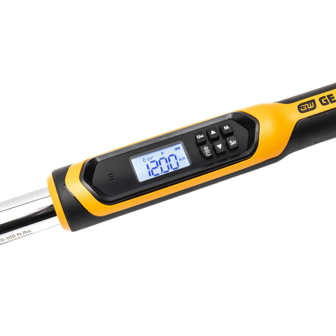 GEARWRENCH Flex Head Torque Wrench Micrometer 3/8in Dr 10-100ft/lbs