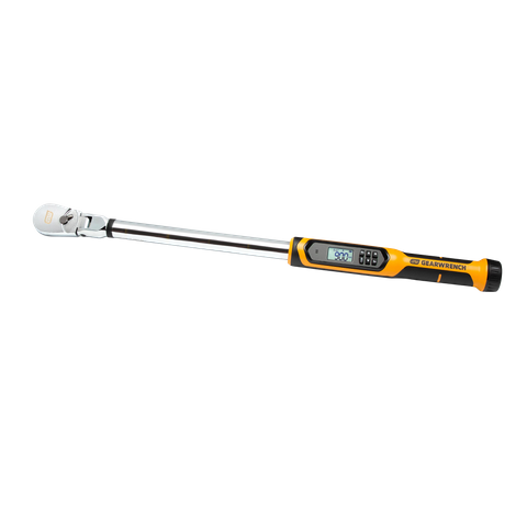 Gearwrench Flex Head Torque Wrench Electronic with Angle 1/2in Dr 25-250 ft/lbs