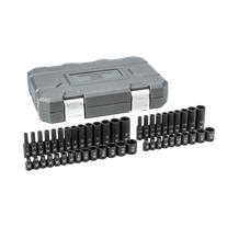 GEARWRENCH Socket Set Standard & Deep Impact Metric & SAE 1/4in Dr 48pc