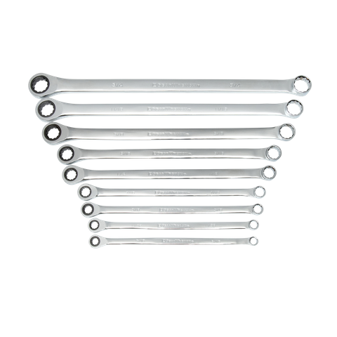 GEARWRENCH Double Sided Ratcheting Wrench SAE 9pc Set